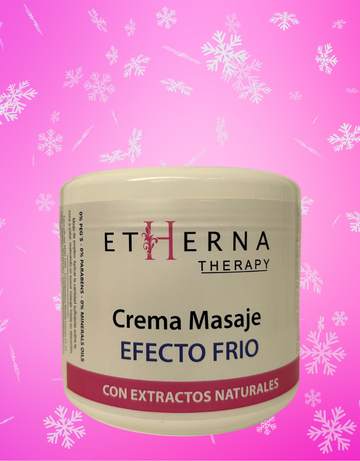 Crema para masaje 500 Gr. EFECTO FRIO PRODUCTO PROFESIONAL
