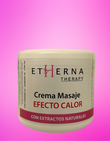 Crema para masaje 500 Gr. EFECTO CALOR PRODUCTO PROFESIONAL
